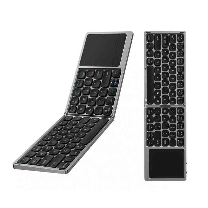 WiWU FMK-04 Fold Mini Rechargeable Wireless Keyboard with Touch Pad